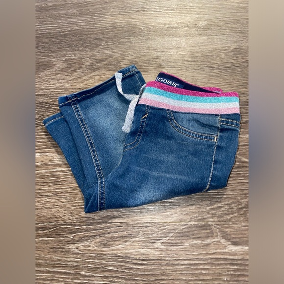 Girls Vigoss Super Stretch Bermuda Shorts Knit Waistband Blue (2JEANSFOR 1 Deal) - Picture 11 of 17